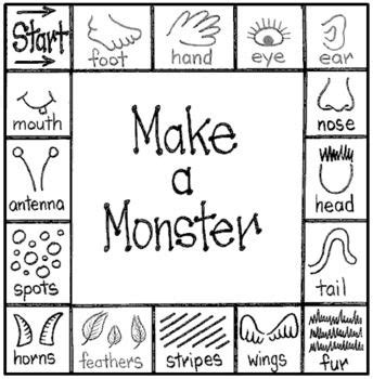 Make-a-Monster Activity | Monster activities, Learning shapes, Activities