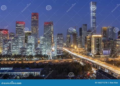 Beijing Skyline stock photo. Image of blue, skyscrapers - 166271278