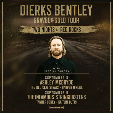 Dierks Bentley 9/5 Red Rocks Amphitheatre