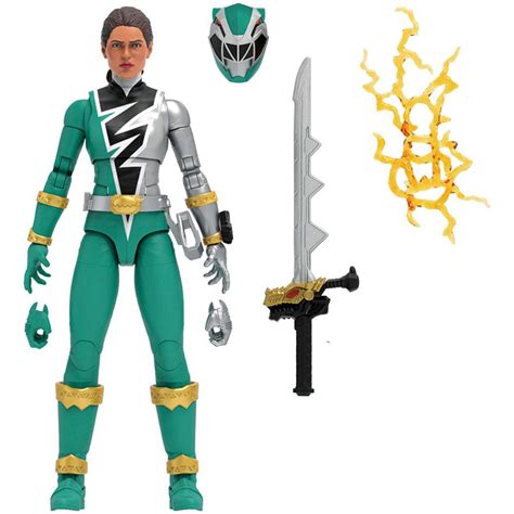 Power Rangers Lightning Collection Dino Fury Green Ranger 6-Inch Scale Action Figure Collectible ...