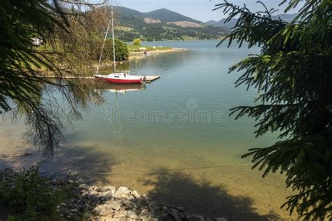 Beautiful View of Colibita Lake - Bistrita Nasaud County, Romania Stock Photo - Image of lake ...