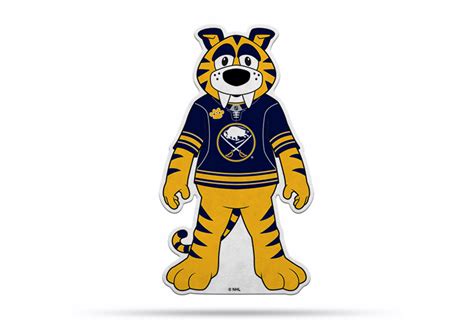 Buffalo Sabres Mascot Pennant Fanion Premium Shape Cut Sabretooth