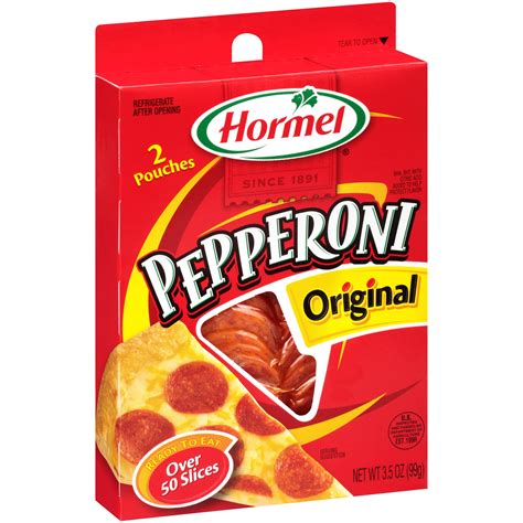 Hormel Original Pepperoni Slices, 3.5 oz - Walmart.com - Walmart.com