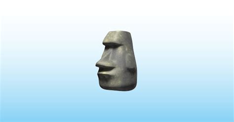 Moai Emoji Png