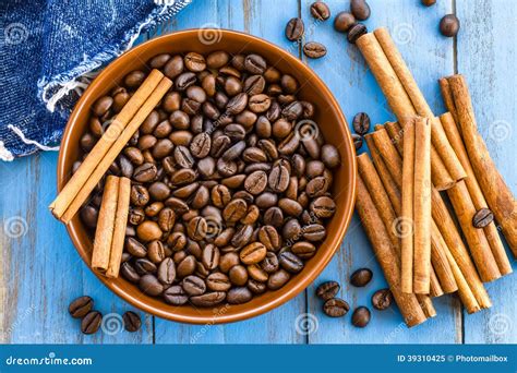 Coffee and cinnamon stock image. Image of brazilian, export - 39310425