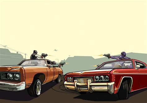 Driveby Art - Grand Theft Auto: San Andreas Art Gallery | San andreas grand theft auto, Grand ...