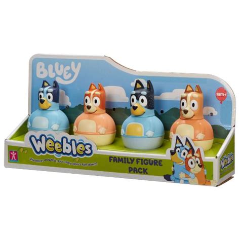 Weebles Bluey 4 Figure Pack - Toys from Character