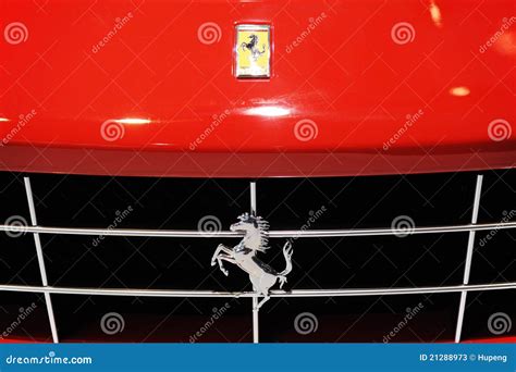 Italy ferrari logo editorial stock photo. Image of advertisement - 21288973