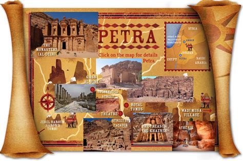 Map of Petra | Petra jordan, Map, Petra