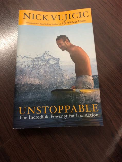 Nick Vujicic Unstoppable, Hobbies & Toys, Books & Magazines, Fiction & Non-Fiction on Carousell