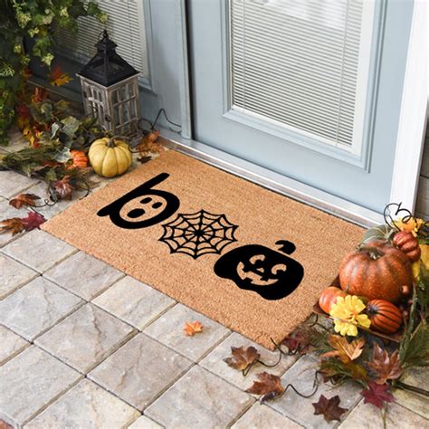 BOO Halloween Doormat Halloween Decor Halloween Welcome | Etsy | Halloween door mat, Front porch ...