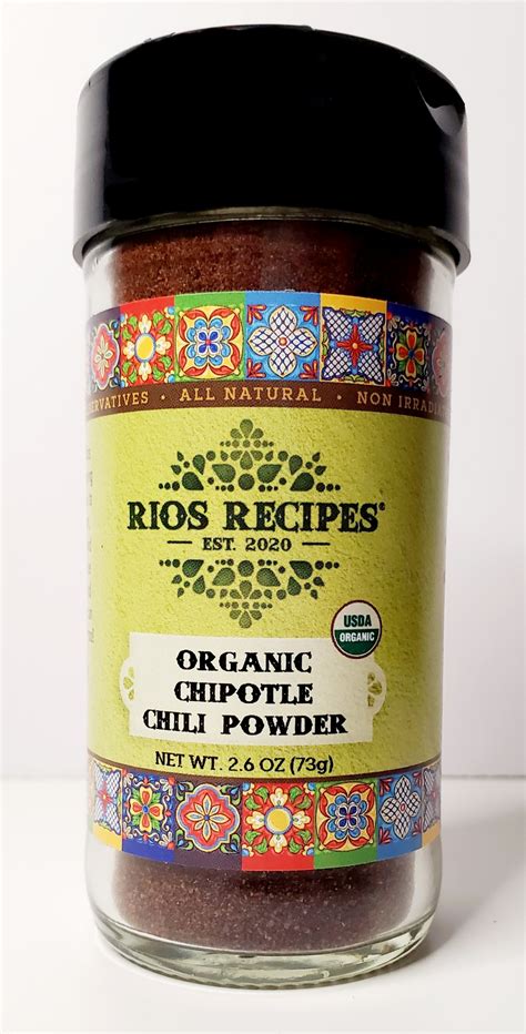 Organic Chipotle Chili Powder - Rios Recipes