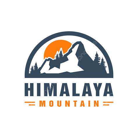 Gambar Desain Logo Himalayan Mountain Vector, Gunung Himalaya, Everest, Gunung PNG dan Vektor ...