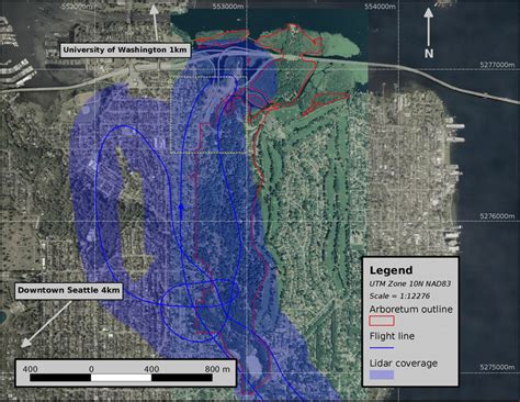 A map of the University of Washington Arboretum in the city of Seattle.... | Download Scientific ...