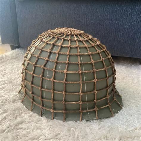 US WW2 92ND Infantry Division Helmet Net / Filet de Casque M1 92ème Division US EUR 50,00 ...