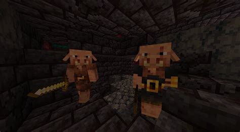 Human-eyed Piglins Minecraft Texture Pack