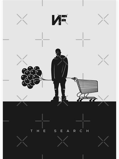 "NF - The Search" Poster for Sale by MeekaMeelHere | Redbubble