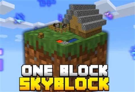 One block skyblock Minecraft Map