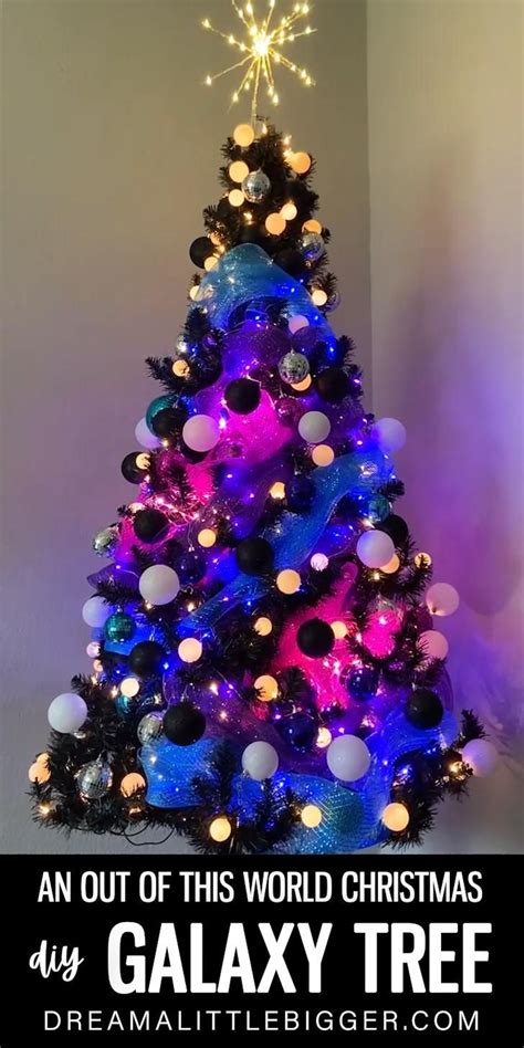 Galaxy Tree a DIY Space Christmas Tree [Video] [Video] in 2022 ...