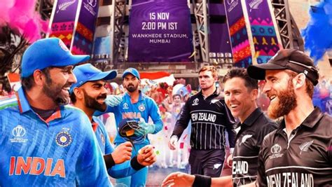 India vs New Zealand, 1st semi-final, ICC ODI World Cup 2023: Playing ...