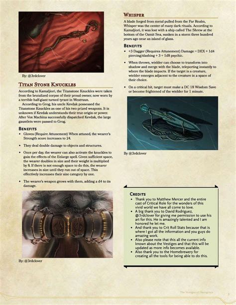 Vestiges of Divergence #homebrewingsetup | Dungeons and dragons homebrew, D&d, Dungeons and ...