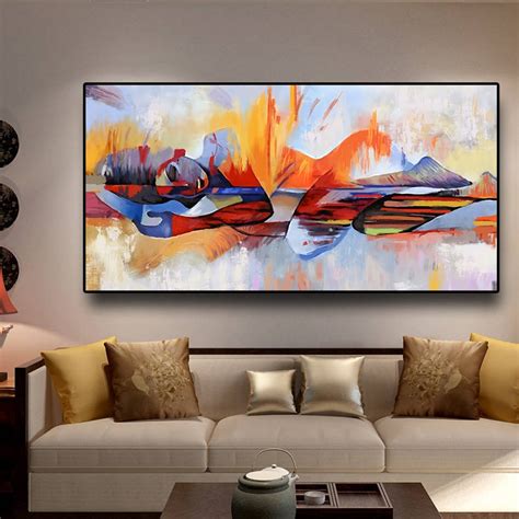 Beautiful Modern Wall Art Abstract Oil Painting Printed on Canvas – CanvasPaintArt