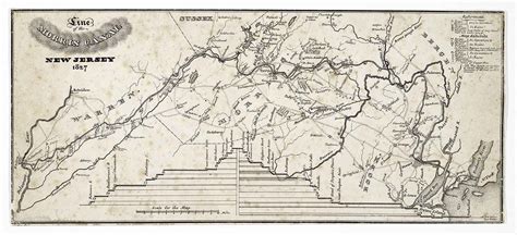 1827 Map of the Morris Canal New Jersey - Etsy | Map tube, Vintage world maps, Town map