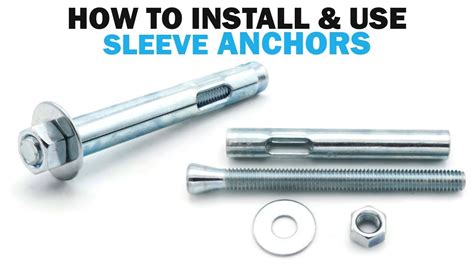 How to Install Concrete Masonry Sleeve Anchors | Fasteners 101 - YouTube