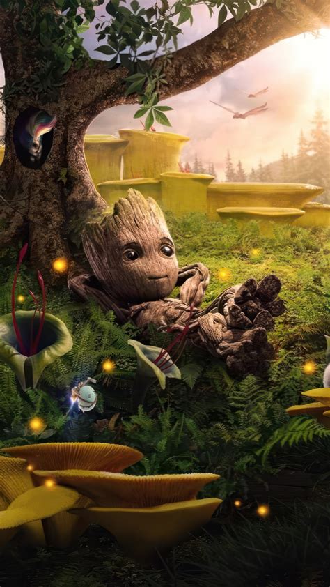 I Am Groot Series 4K #8250i Wallpaper iPhone Phone