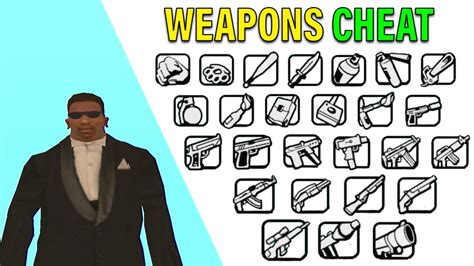 Cheat for all weapons in gta san andreas - polcreative