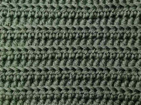 Half double crochet back loop only (hdc-blo) - Nordic Hook - Free tutorial