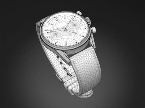 Tag Heuer Carrera 1963 3D model | CGTrader