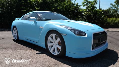 Nissan GTR sky blue | Wrapstyle