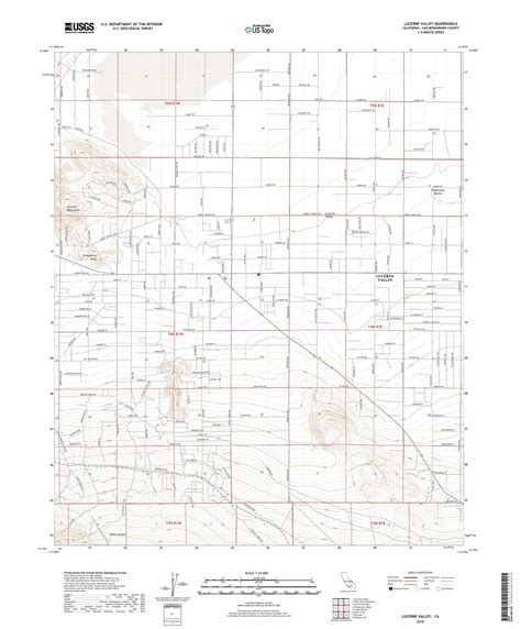 MyTopo Lucerne Valley, California USGS Quad Topo Map