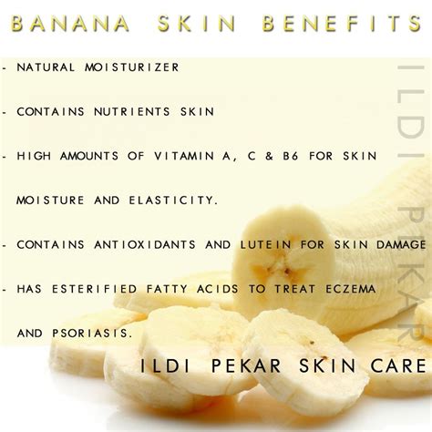 Banana Benefits for your skin! xo Ildi Pekar Banana Benefits, Skin Benefits, Natural Moisturizer ...