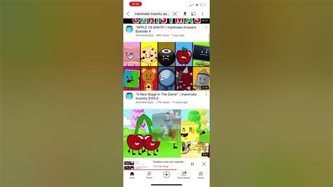 BFDI and II characters - YouTube