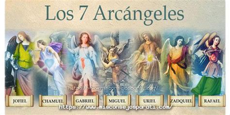 Siete Arcángeles que cuidan de ti. | Los siete arcangeles, Nombres de ...