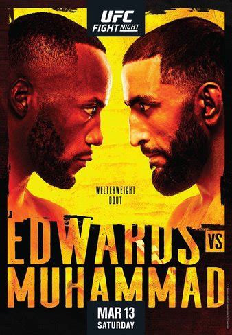 Leon Edwards vs. Khamzat Chimaev, UFC Fight Night | MMA Bout | Tapology