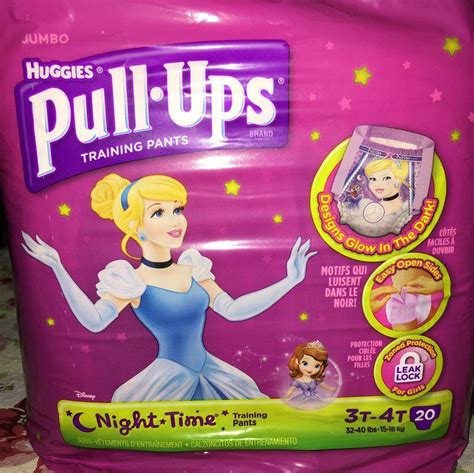 HUGGIES Pull Ups Training Pants 3T-4T 20Ct Disney Princess Glow In The Dark | Pull ups training ...