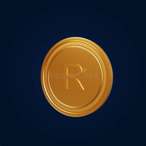 Currency Symbol South African Rand 3D Illustration Stock Illustration ...