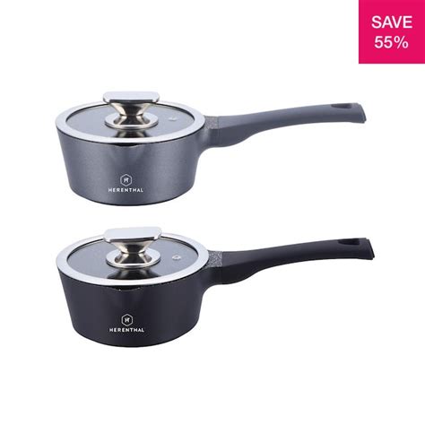 55% off on 16cm Non-Stick Saucepan with Lid (More Colours Available)