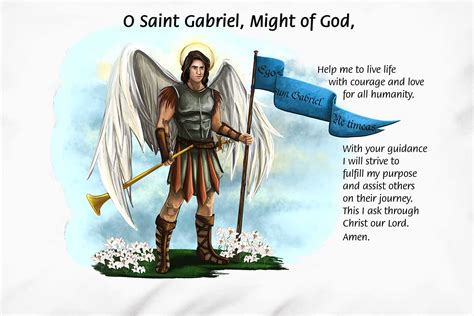 St. Gabriel the Archangel | Patron Saints | Prayer Pillowcase – Prayer ...