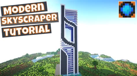 How to Build a Modern skyscraper in Minecraft -Full Tutorial - YouTube