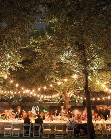 Outdoor Wedding Lighting Ideas from Real Celebrations | Martha Stewart ...