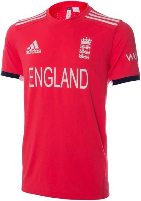 adidas 2016 England Cricket T20 Replica Cricket Shirt : Amazon.co.uk: Fashion