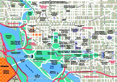 Washington Dc Map Pdf - London Top Attractions Map