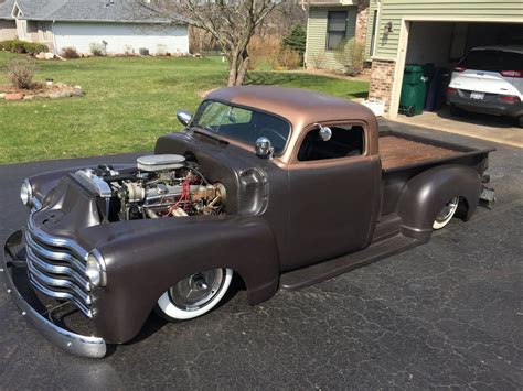 Chopped 1950 Chevrolet 3100 custom truck for sale