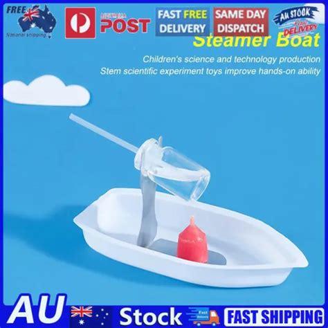 SCIENCE EXPERIMENT ASSEMBLY Steamboat Model DIY Kits STEM Toys for ...