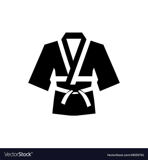 Karate belt icon Royalty Free Vector Image - VectorStock