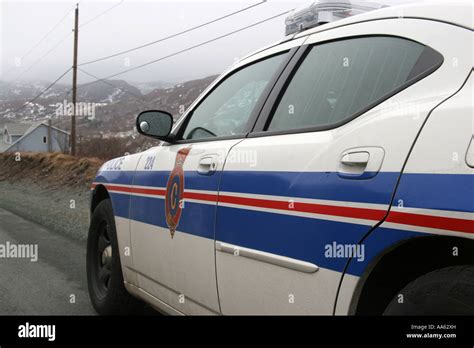 Royal Newfoundland Constabulary patrol car Stock Photo - Alamy